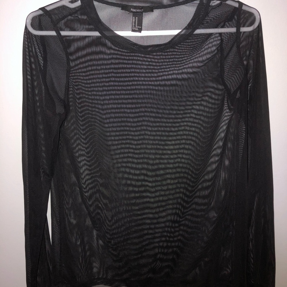 see through top